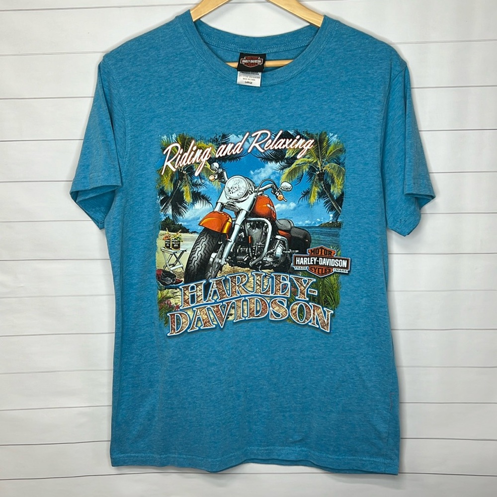Harley-Davidson T-Shirt - Nassau, Bahamas - Large